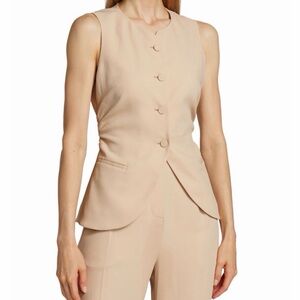 10 Crosby Derek Lam Beige Sleeveless Top